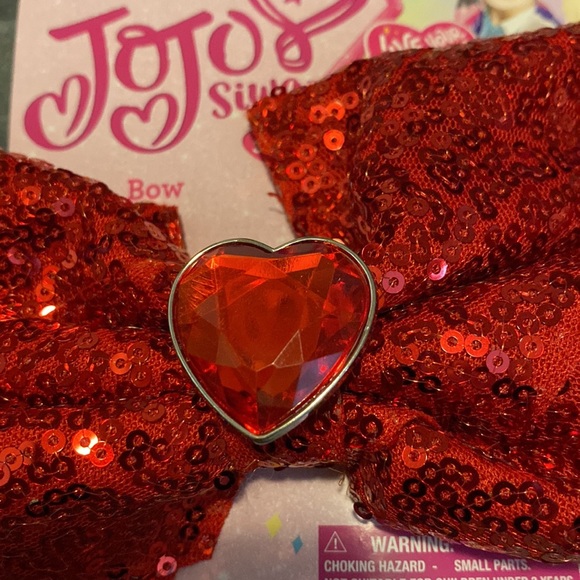 Nickelodeon Jojo Siwa red heart bow - Picture 2 of 3